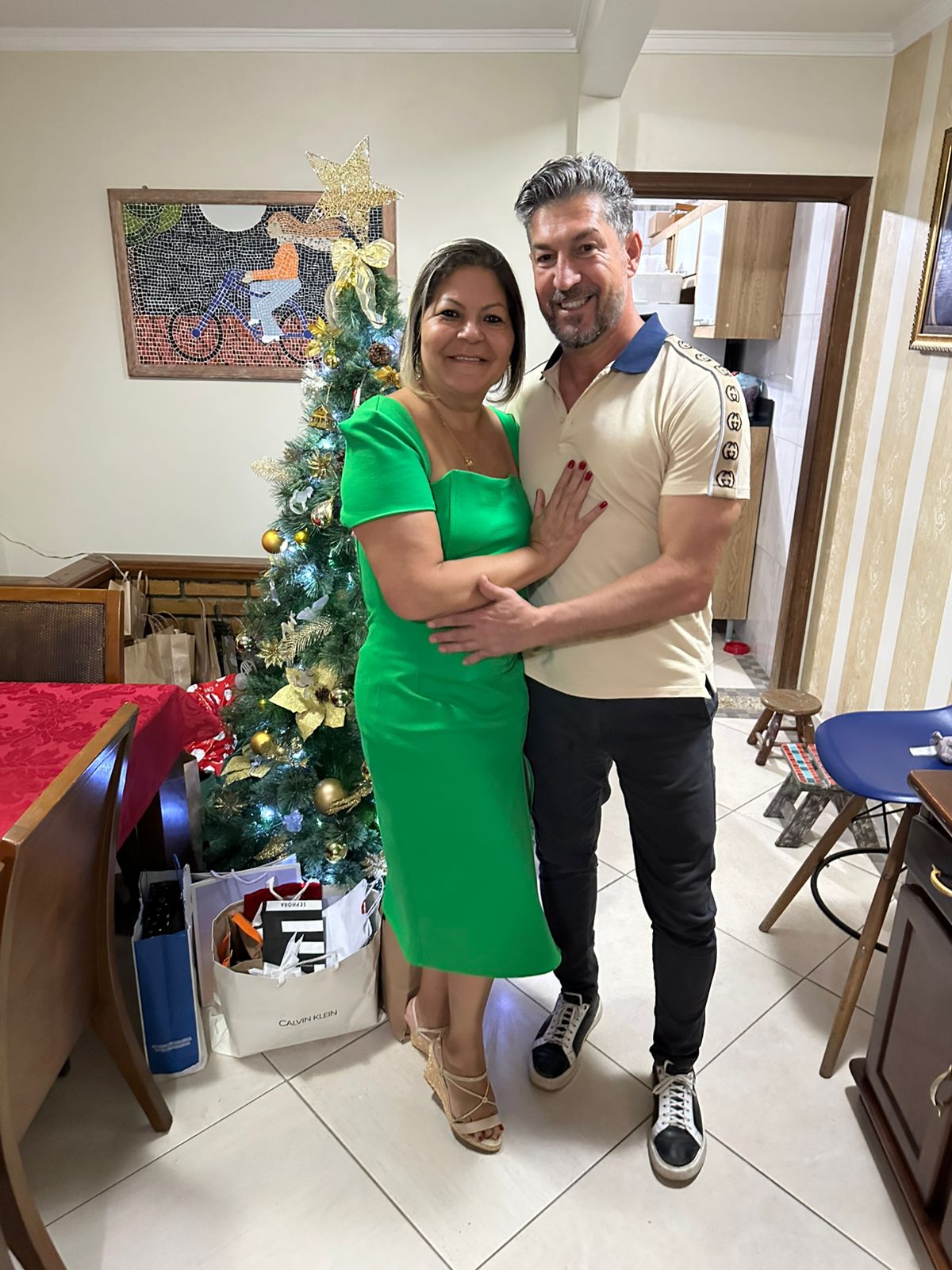 Goleiro Sérgio — momento em família 1